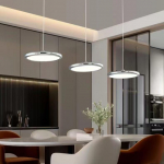 Moodne 1/3 peaga rippvalgusti lael&uuml;htrid rauast rippvalgustid k&ouml;&ouml;ki magamistuppa restorani kodubaari rippvalgustid 3 Headlight h&otilde;be