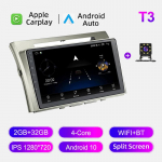 Autoraadio Android Auto Carplay Toyota Corolla Verso 2004-2009 multimeediumipleieri peakomplekti stereo GPS-navigatsioon BT WIFI 2+32GB 2+32GB