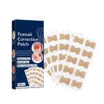 Sissekasvanud varbak&uuml;&uuml;ne korrigeerivad kleebised, liimivabad sissekasvanud k&uuml;&uuml;nte korrigeerimise ribad, valutu pedik&uuml;&uuml;riga varbak&uuml;&uuml;nte korrigeerija, k&uuml;&uuml;ntele, 50 tk One Size sinine