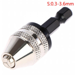 1/4'' kuuskantvarrega v&otilde;tmeta puuripadrun kiirvahetusadapteri muunduriga puuriadapter S:0.3-3.6mm h&otilde;be