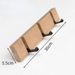 Kokkupandav riidenagi Bambusest esiku m&uuml;tsikonks riidepuu Magamistoa uks seinale kinnituskonks Nurgatuba k&ouml;&ouml;k WC seinahoidik konks 30 x 5.5 cm