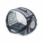 L&auml;bipaistev lemmikloomakott kaasaskantav kassi kandekott, mis on hingav v&auml;ikesele koerale, kokkupandav pestav mugav ja mahukas kott S 36x22x20CM hall v&auml;rv