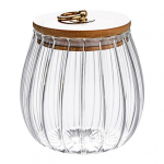 700 ml klaaspurk lusikaga, suure mahutavusega laia suuga BPA-vaba mitmek&uuml;lgne kohvi-suhkru konteiner 1