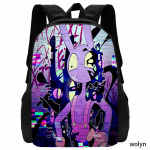 H&auml;mmastav Mochila Digitaalne Tsirkuse Koolikott, Multikakujuline Lastekott, Suure Mahutavusega Koolikotid T&uuml;drukutele Poistele Parim Kingitus 15inches