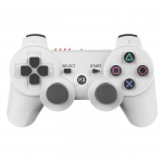 Blanche Manette de Jeu Sans Fil Bluetooth D25, Contr&ocirc;leur Pour PS3, PlayStation 3, Joystick