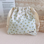 19*19cm Mommy Bag Beebi m&auml;hkmete kott, tr&uuml;kitud lilledega m&auml;hkmete jalutusk&auml;ru kandepakk reisimiseks &otilde;ues m&auml;hkmete hoiukotid lilla