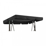 Veekindel kiigekate kiigetooli varikatuse kate UV-p&auml;ikesevari veekindel kaunistus v&auml;listingimustes kasutatava aia terrassi istmem&ouml;&ouml;bli tolmukate must