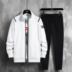 4 v&auml;rvi vabaaja &uuml;likond, suur spordi&uuml;likond, kampsun + p&uuml;ksid, kaheosaline komplekt L -8xl XL valge