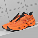 Suur 45 s&uuml;sinikuplaadiga maratoni jalatsid Meeste vabaaja tossud Mugavad kerged sportlikud jooksujalatsid Unisex tennise jalatsite jaoks 42 oranž