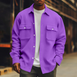 Meeste tavaline massiivne velvetist n&ouml;&ouml;bist mantel XL lilla