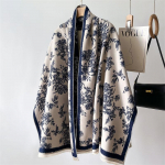Talvine soe sall Elegantne lilleline ka&scaron;miirist sall naistele paks tekk Pashmina Bufanda tutt Naine pikk foulard