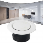 Lihtne paigaldus Lihtne difuusori ventilatsiooniv&otilde;re kate Kvaliteetne ABS 100MM