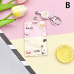 Kawaii Panda kaardihoidjad l&auml;bipaistvad akr&uuml;&uuml;lkaardi&uuml;mbrised Kasulik ID-kaardi hoidja T&ouml;&ouml;kaardi transpordikaardihoidja