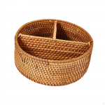 Handwoven Storage Baskets for Home Organization in Living Room And Bathroom rectangle