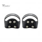 Crampons Ice Snow Traction Klambrid libisemisvastased 5 punkti haaratsid naelad k&otilde;ndimiseks s&ouml;rkimiseks matkamiseks &otilde;ues talispordiks M