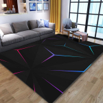 3D n&auml;gemisega geomeetriline elutoa vaip E-spordi magamistoa &ouml;&ouml;kapi dekoratiivvaibad libisemiskindel kodu diivani kohvilaua k&ouml;&ouml;gip&otilde;randamatt 80x120cm-32x47in gray