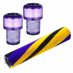 Dyson V12 Detect &otilde;hukeste rullharjade jaoks, tolmuimeja rullp&otilde;randaotsiku tarvikud koos HEPA-filtriga