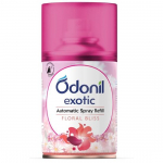 Dabur Odonil Exotic Automatic Spray Refill - 225Ml | Lilleline &otilde;ndsus | 2X kauakestev | Sobib k&otilde;ikidele masinatele | 2200 pihustit garanteeritud | Kestab kuni 60 p&auml;eva