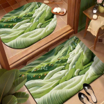 Avaleht Sissep&auml;&auml;su uksematt Prinditud Vannituba Vann K&ouml;&ouml;k WC-matt Libisemiskindel diatomiga porimatt 40*60cm