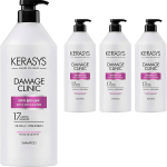 Kerasys Damage Clinic Protein Shampoo, 980ml, 4 pcs. black