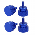 Arvuti arvuti korpus alumiiniumsulamist rihveldatud p&ouml;idlakruvid M3x7mm 4tk Royal Blue