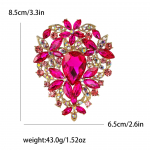 Mood peen sulamist suur kivist klaasist pross liialdatud temperamendiga naiste r&otilde;ivad korsaažist ehten&otilde;el