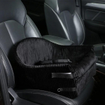 Mugav Lemmikkoera Autoistmekate Ohutu Kassi Kandekott Autoistmele Koeravoodid Pestav Reisitransport Lemmikkoera Padi 50x40x32cm must