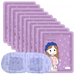 Lavendli &uuml;hekordselt kasutatav soojendav aurumask, isesoojenev reisiuinaku und l&otilde;dvestav silmamask