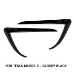 Kasutage Tesla Model 3 Y tarvikute jaoks 2017&ndash;2024 Esip&otilde;rkeraua udutulelatern Kulmude dekoratiivsisustus s&uuml;sinikkiust l&auml;ikiv must ABS