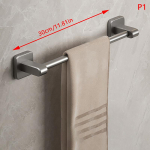 1 tk k&auml;ter&auml;tikuhoidja ruum alumiiniumist puurimata Vannitoa korrastajad Isekleepuv k&auml;ter&auml;tikuivati ​​Vannitoa riiulid K&ouml;&ouml;gi hoiurest 70cm