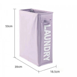 Kokkupandav &otilde;huke ratastega pesukorv, k&auml;epidemega pesukorv m&auml;&auml;rdunud riiete organiseerija joogamatt, varustuse hoiukorv