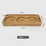 51/53/58mm puidust kohvipehmendusjaama alus kohviportafiltri hoidik Pressimisalus Espresso jaotushoova filtrihoidja