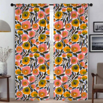 Aknakardin Toale 2 paneeli M-MarimekkoS Kaasaegsed elutoa kardinad Varjud Halloweeni kaunistus Kodu sisekujunduse kardinad W86xH137cmx2pcs-CL