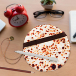 Tortilla Rolled Pen Case Pencil Roll Funny Lightweight Pouch up Bag for