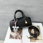Ehtne Nahast K&auml;ekott Naiste Crossbody Kott Mini Retro Kaasaskantav Bowlingukott Niche Disain One Size must