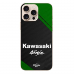 Coque - Maniacase - Iphone 16 Pro - Noir - Souple - Kawasaki ninja moto