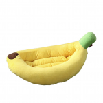 Koeravoodi Pehme nahas&otilde;bralik eemaldatav pestav multikas banaanikujuline lemmikloomapatja voodi kassi kutsikale 70x40x15cm / 27.6x15.7x5.9in (About 1100g/38.8oz)