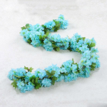 2,3 m v&otilde;ltslille rayon kirsi&otilde;ie lill v&otilde;ltsitud luuderohi viinapuu p&auml;rg rippuvad pungad viinapuu string lill pulmapeo kaunistus