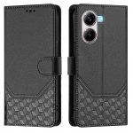 Nahast &uuml;mbrises rahakott Vastupidavad RFID-blokeerivad kaardihoidjad P&otilde;rutuskindlad jalusti kaitsev klappkate Xiaomi mi 15 15Pro 14T/POCO X7 Pro 5G/POCO C61 jaoks Xiaomi POCO C75 4G must