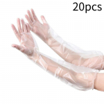 20tk &Uuml;hekordsed pikendatud majapidamiskindad toidukvaliteediga k&ouml;&ouml;gi n&otilde;udepesu- ja puhastuskindad veekindlad pikendatud k&auml;e kaitsekindad