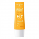 DOT & KEY Vitamiin C + E Super Bright p&auml;ikesekaitsekreem Spf 50 |Veevalguse, UVA/UVB ja sinise valguse kaitse | &Uuml;htlase tooniga ja s&auml;rava naha jaoks | Vedela Spf 50+++