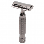 Topeltservaga turvatrimmer Mugav k&auml;epide Manuaalne turvahabeme trimmer Professionaalne roostevaba teras