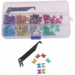 100X Micro Auto Car madala profiiliga mini Blade kaitsmekomplekt 3A5A7.5A10A15A 20A25A30A