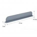 Silikoonist valamu deflektor Pritsmekaitse Pritsmekaitse Korduvkasutatav kaitseb riideid pritsmevee eest Pesemisn&otilde;ude segisti jaoks m&otilde;eldud deflektor hall