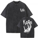 Pestud Vintage Rockb&auml;nd Korn Ftl 25 Follow The Leader T-s&auml;rk Meeste Gooti Vabaaja &Uuml;lisuured T-s&auml;rgid Meeste T-s&auml;rk Meeste Vintage T-s&auml;rk M