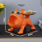 Elegantne kingakapp v&otilde;tmehoidja ja koeraornamendiga kaasaegse elutoa ja veranda jaoks