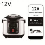 2025 24V Auto mini riisipliit Suur veoauto V&auml;ike auto ises&otilde;itev auto riisipliit L&otilde;unakarp Toidusoojendi Reisimine Laager Soojendaja 2L