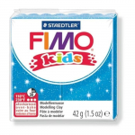 Jeu de p&acirc;te polym&egrave;re LA FOURMI Fimo kids - Bleu scintillant - Sachet refermable - Mixte