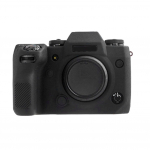Lihtne Kapuuts Pehme Silikoonist Kaamera Korpuse Kaitsekate Tarvik Fujifilm X H1 jaoks(Must)