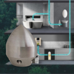 High Pressure Sewer Jetter Nozzle 1 inch Threaded Connector for House and Sink Front 1 Back 6